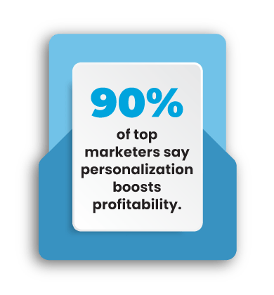 Content personalization in marketing